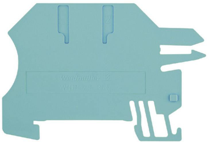 Grüner, zweidimensionaler Isolierkörper für elektrische Anwendungen mit eingraviertem Text 'Weidmüller WH1P/35 PIN'.