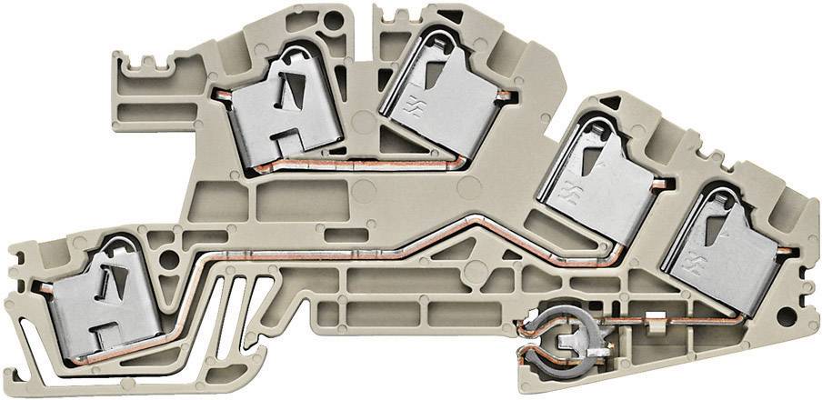 Weidmüller Installations-Reihenklemmen PDL PDL 4 S/N/L/PE 1837050000-1 Beige
