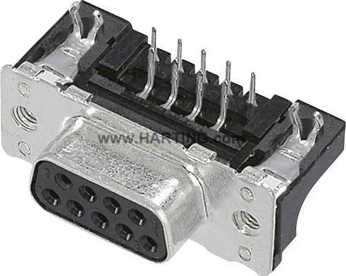 Harting 09662526615 D-SUB Buchsenleiste 90 ° Polzahl: 15 Löten