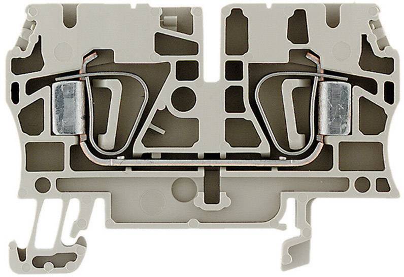 Weidmüller 1632050000-1 Durchgangsreihenklemme Zugfeder Dunkelbeige 1 St.