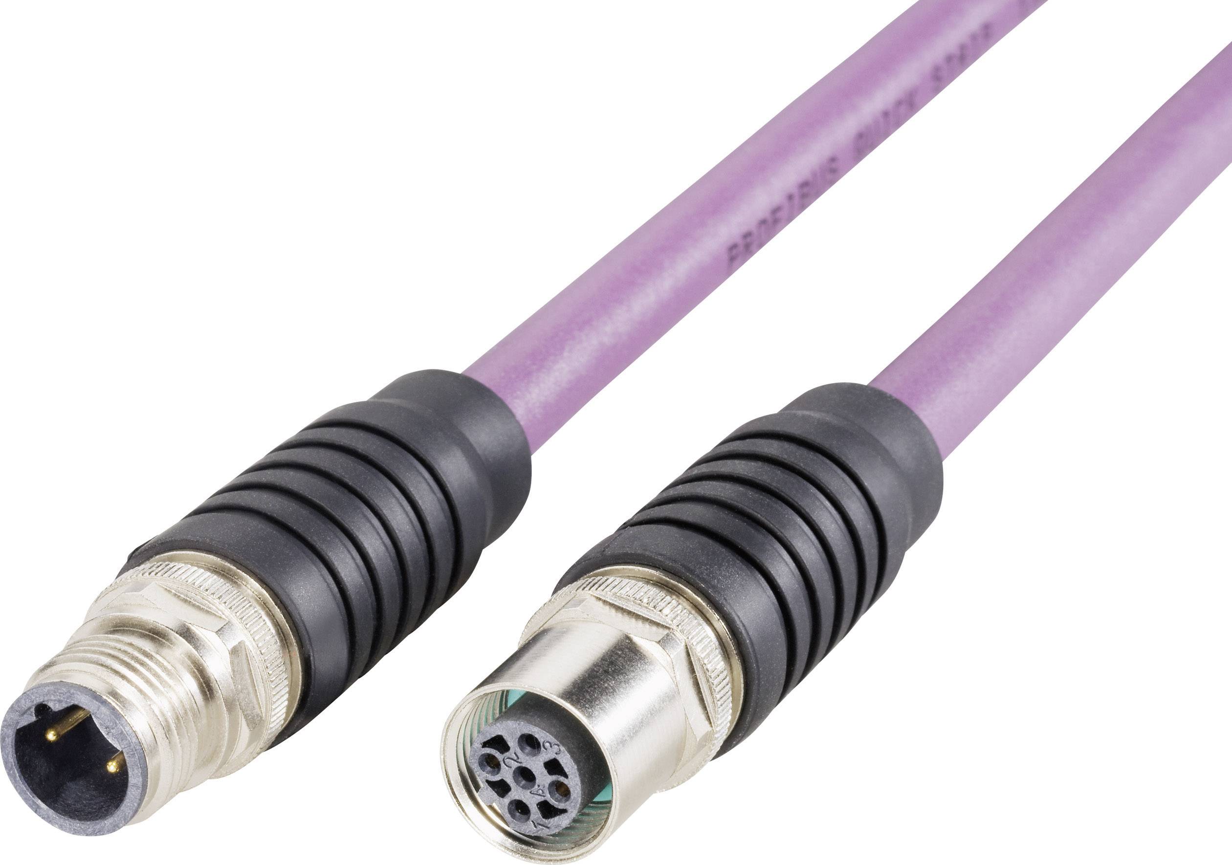 Provertha 420-1000005 Sensor-/Aktor-Steckverbinder, konfektioniert M12 Stecker, gerade, Buchse, gerade 2.00m Polzahl: 2 1St.