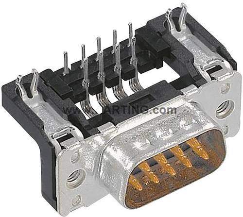 Harting 09652626811 D-SUB Stiftleiste 90 ° Polzahl: 15 Löten 1 St.