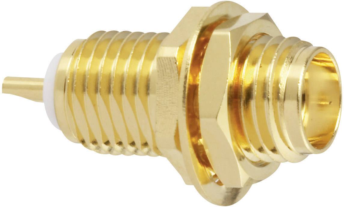 Amphenol SMA6351B1-3GT50G-50 SMA6351B1-3GT50G-50 SMA-Steckverbinder Buchse, Einbau vertikal 50 Ω 1