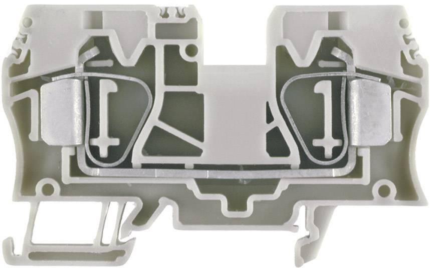 Weidmüller 1746750000-1 Durchgangsreihenklemme Zugfeder Dunkelbeige 1 St.