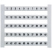 Repères de blocs de jonction, 5 mm DEK 5 FW 1-50 473460001-1 Weidmüller