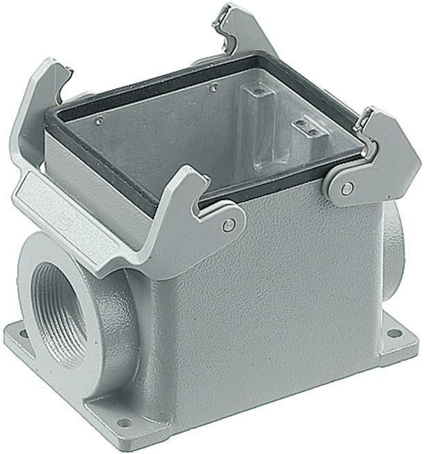 HARTING Han 32B Sockelgehäuse hoch, 1xM32 seitlicher Kabelabgang, mit 2 Querbügeln Verschraubung M32 Klemmbereich