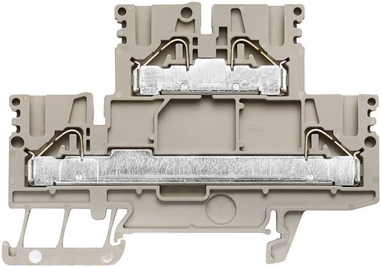 Weidmüller 1918770000-1 Doppelstock-Trennklemme 5.10mm Zugfeder Beige