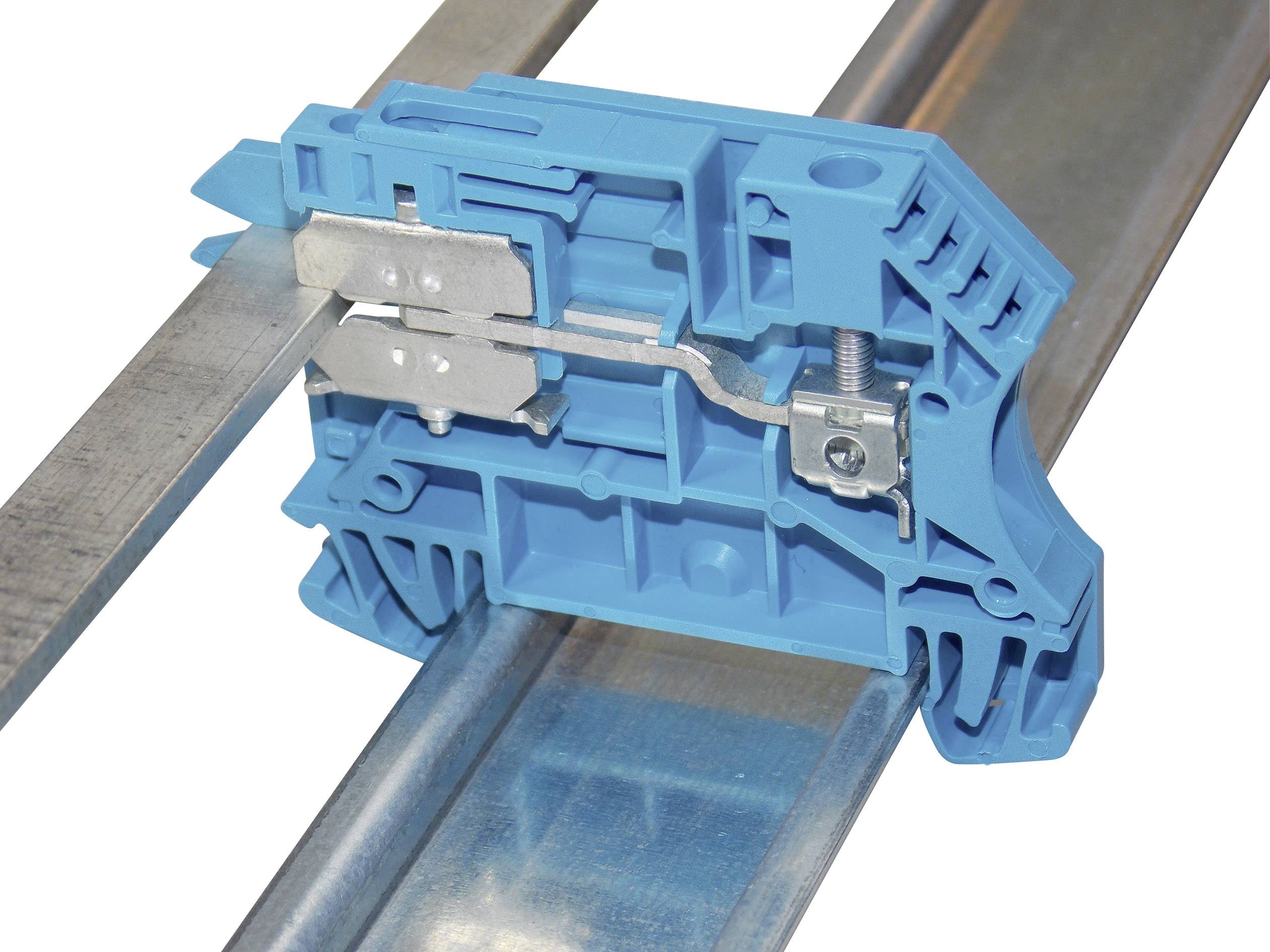 Weidmüller 1010780000-1 Neutralleiterklemme Schrauben Blau 1 St.