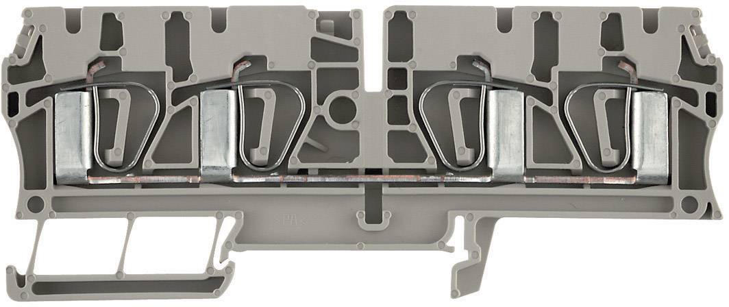 Weidmüller 7904290000-1 Durchgangsreihenklemme Zugfeder Dunkelbeige