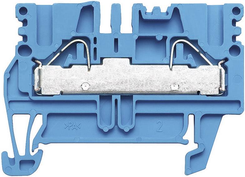 Weidmüller 1896230000-1 Durchgangsklemme 5.10 mm Zugfeder Blau 1 St.