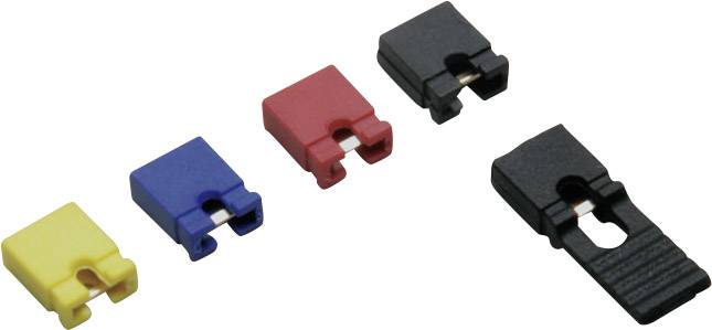 BKL Electronic 10120906 10120906 Kurzschlussbrücke Rastermaß: 2.54 mm Polzahl je Reihe:2 Inhalt: 1