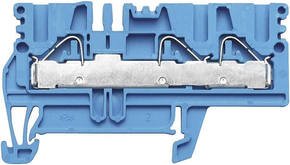 Weidmüller Durchgangs-Reihenklemmen PDU blau PDU 2.5/4/3AN BL 1896240000-1 Atoll-Blau