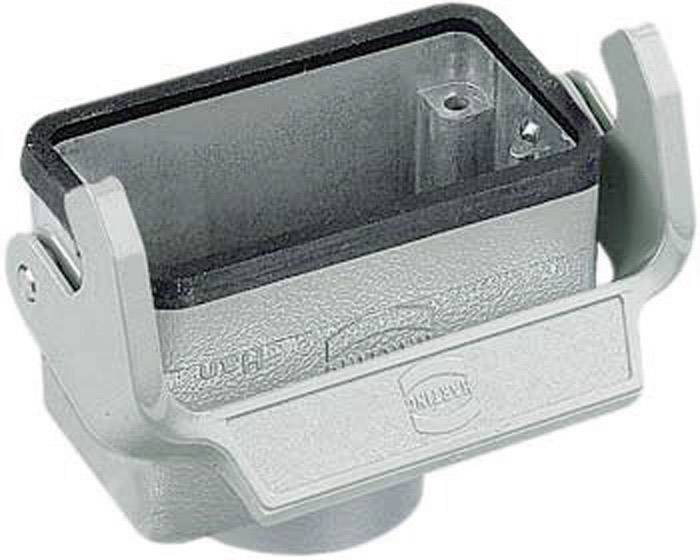 HARTING Han 6B Kupplungsgehäuse niedrig, 1xM20 gerader Kabelabgang, mit 1 Längsbügel Verschraubung M20 Klemmbereich