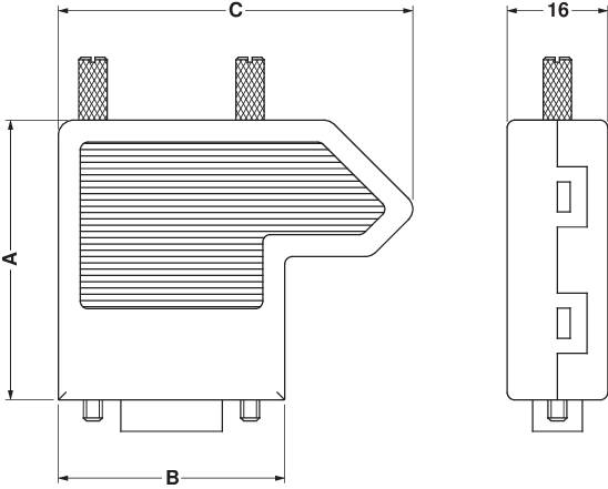 Phoenix Contact SUBCON 15/M-SH 2761606 D-SUB Stecker 180° Polzahl: 15 Schrauben 1St.