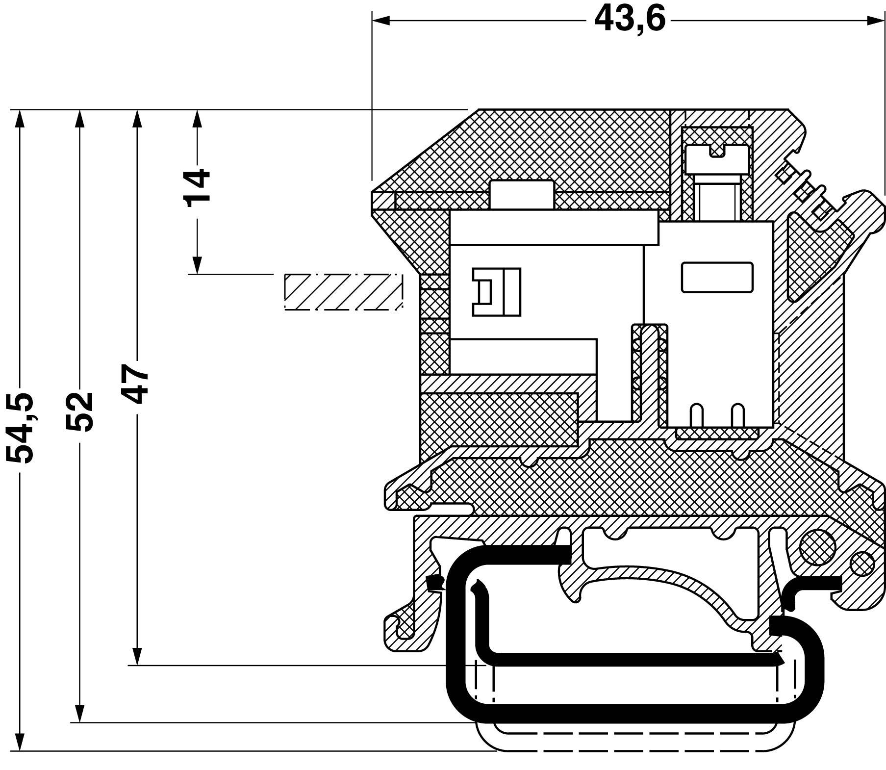 Phoenix Contact 3006166 Trennklemme 12 mm Schrauben Blau 1 St.
