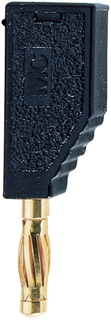 Stäubli SLS425-A Lamellenstecker Stecker, gerade Stift-Ø: 4mm Schwarz 1St.