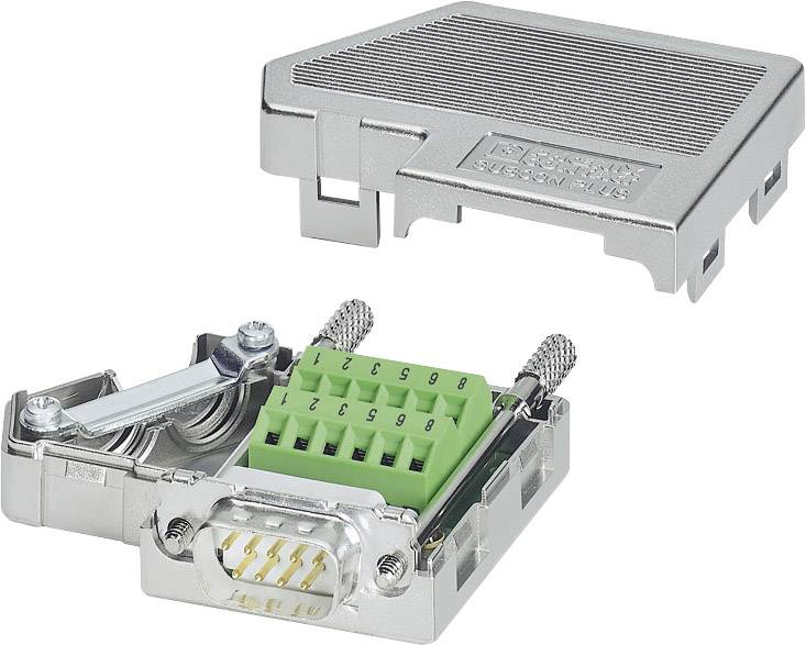 Phoenix Contact SUBCON-PLUS F1 2744267 D-SUB Buchse 180 ° Polzahl: 9 Schrauben 1 St.