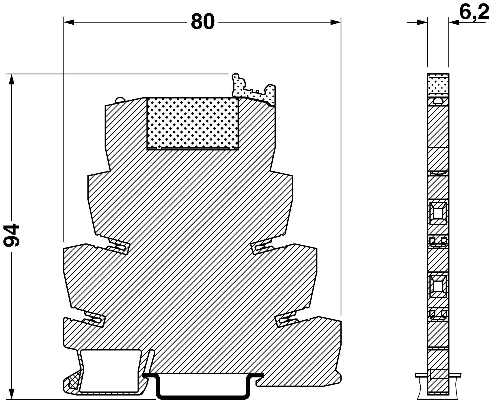 Phoenix Contact PLC-RSC- 24DC/21 Interfacerelais 24 V/DC 6 A 1 Wechsler 1 St.