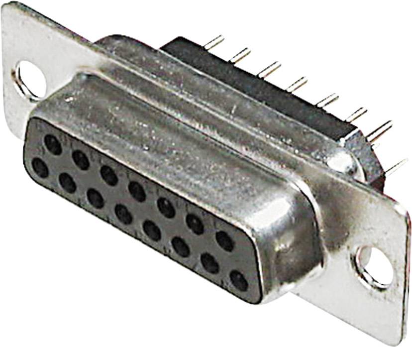 TRU Components TC-A-DF 15 PP-203 1586473 D-SUB Buchsenleiste Polzahl: 15 Löten