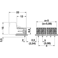 Phoenix Contact Stiftgehäuse-Platine MSTB Polzahl Gesamt 6 Rastermaß: 5.08mm 1759059 Phoenix Contact Stiftgehäuse-Platine MSTB Polzahl Gesamt 6 Rastermaß: 5.08mm 1759059
