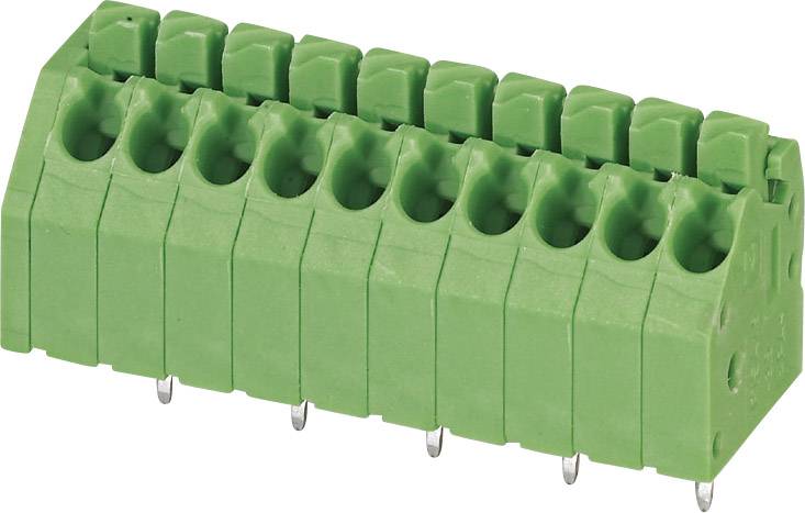 Phoenix Contact 1985218 Federkraftklemmblock 1.50 mm² Polzahl 4 Grün