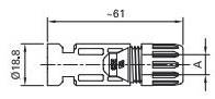 Stäubli MC Photovoltaik-Stecker PV-KST4/6II PV-KST4/6II-UR Inhalt: 1St.