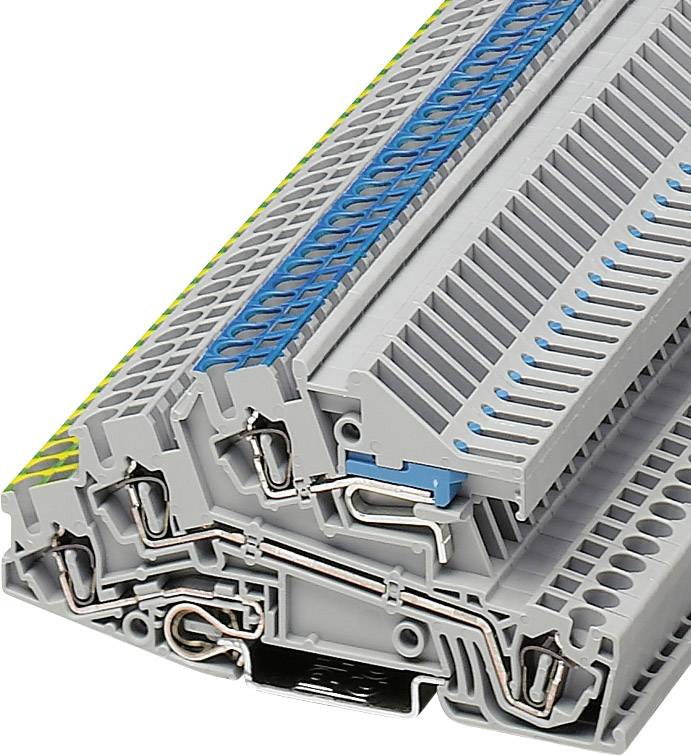 Phoenix Contact 3031827 Installationsschutzleiterklemme 5.2 mm Zugfeder Grau 1 St.