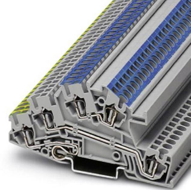 Phoenix Contact STI 2,5-PE/L/N 3031843 Installationsschutzleiterklemme Polzahl (num): 5 0.08 mm² 4