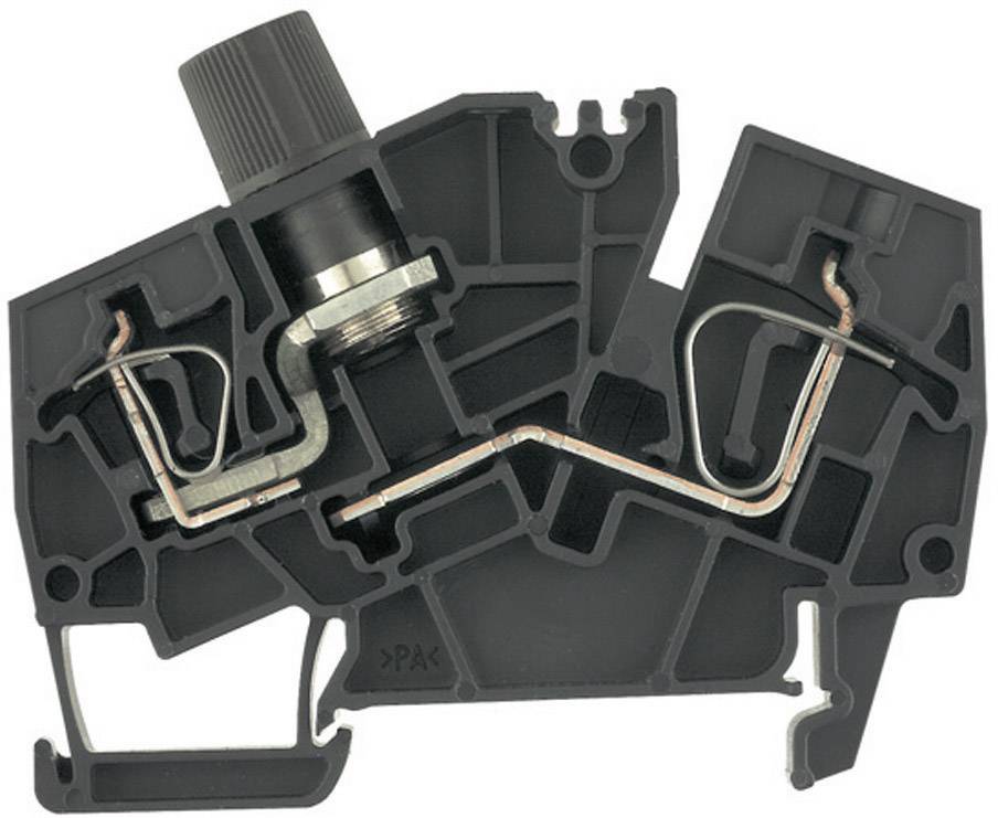 Weidmüller 1826050000-1 Sicherungsreihenklemme Zugfeder Schwarz 1 St.