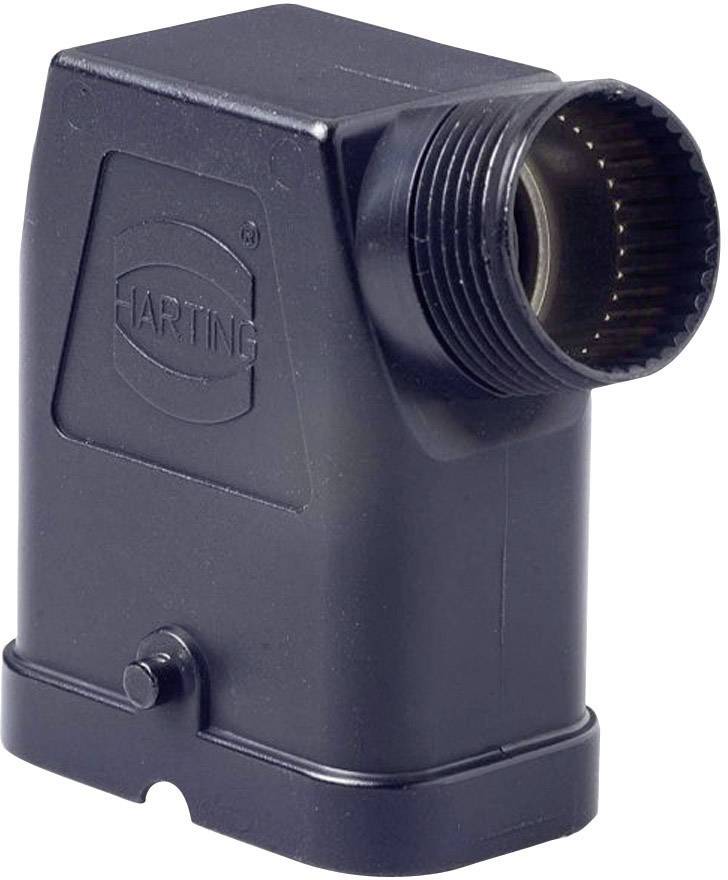 HARTING Han Q Tüllengehäuse, 1xM25 seitlicher Kabelabgang, für 1 Bügel (am Unterteil) - 1 Stück