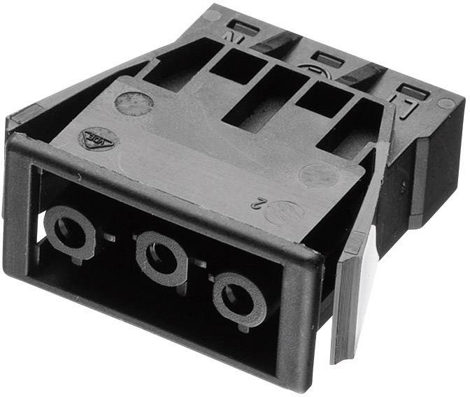 Adels-Contact 168863 Netz-Steckverbinder AC Buchse, Einbau vertikal Gesamtpolzahl: 2 + PE 16 A Schw