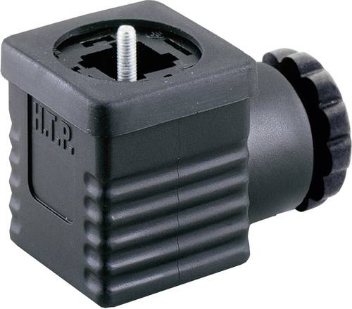 HTP Ventilstecker Schwarz Pole:3 + PE Inhalt: 1St.