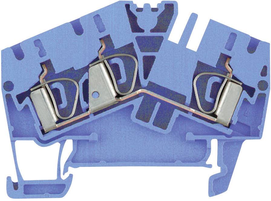 Weidmüller 1770860000-1 Durchgangsreihenklemme Zugfeder Blau