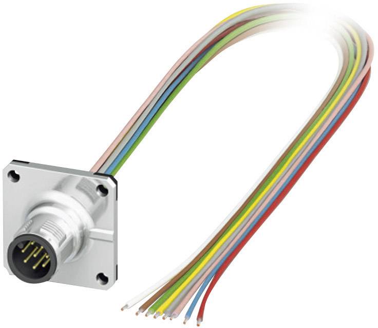 Phoenix Contact 1441561 Sensor-/Aktor-Einbausteckverbinder M12 Stecker, Einbau 0.50 m Polzahl Senso
