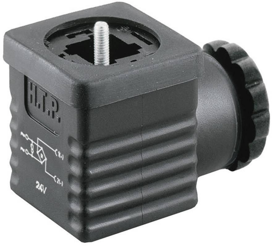 HTP Ventilstecker mit Brückengleichrichter Schwarz Pole:2 + PE G1NU2RV1 Inhalt: 1 St.