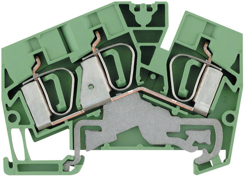 Weidmüller 1771360000-1 Schutzleiterklemme Zugfeder Grün-Gelb
