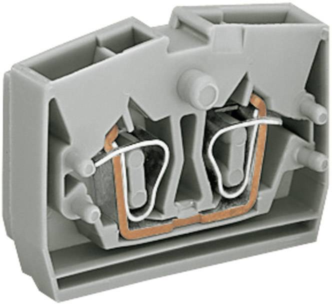WAGO 264-321 Einzelklemme 6mm Zugfeder Belegung: L Grau
