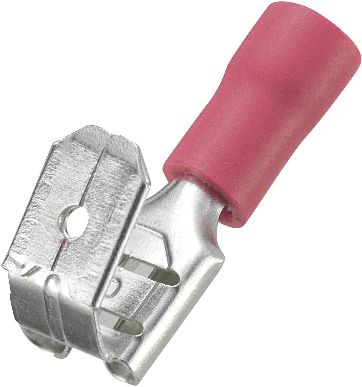 TRU Components 1583092 Flachsteckhülse mit Abzweig Steckbreite: 6.30 mm Steckdicke: 0.80 mm 180 ° T