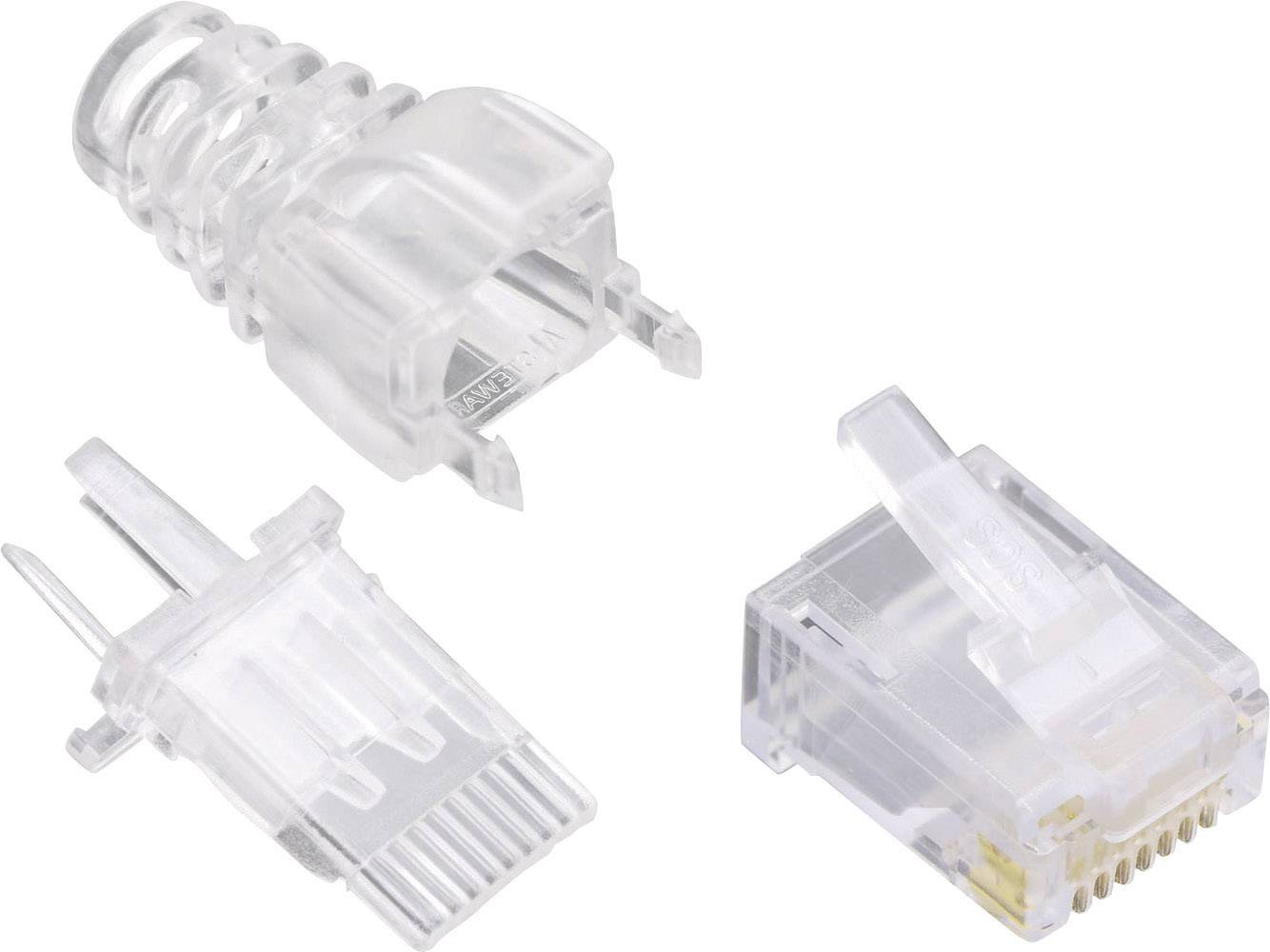 BEL Stewart Connectors SS-39100-008 RJ45-Steckverbinder, transparent SS-39100-008 Stecker, gerade Pole: 8P8C Transparent 1 St.