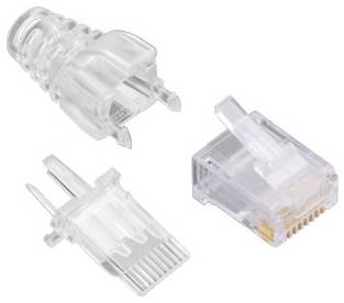 BEL Stewart Connectors SS-39100-008 RJ45-Steckverbinder, transparent SS-39100-008 Stecker, gerade P