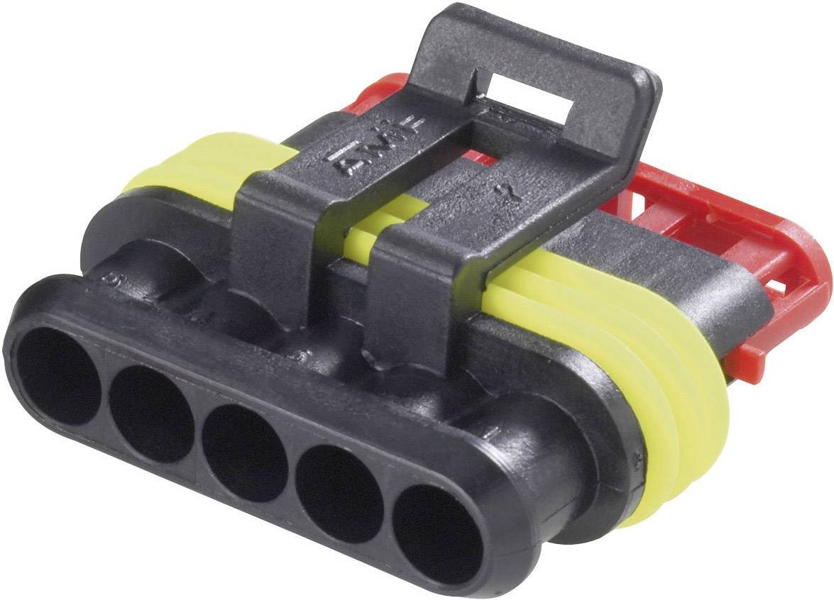 TE Connectivity Buchsengehäuse-Kabel AMP-Superseal 1.5mm Series Polzahl Gesamt 5 282089-1