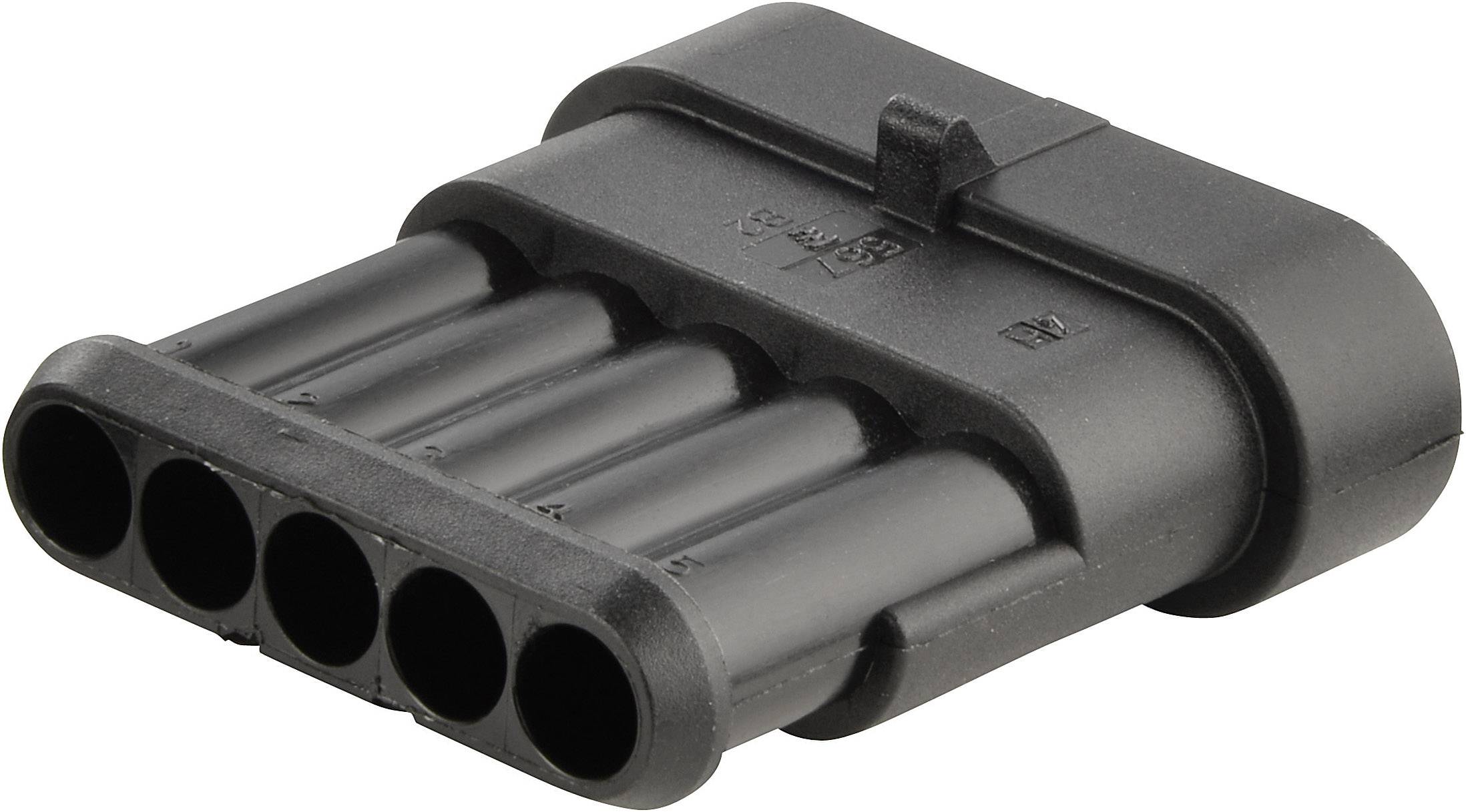 TE Connectivity Stiftgehäuse-Kabel AMP-Superseal 1.5mm Series Polzahl Gesamt 5 282107-1