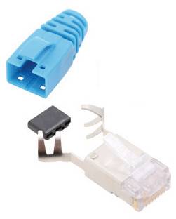BEL Stewart Connectors SS39BLE RJ45 Steckverbinder CAT 6 SS39BLE Stecker, gerade Pole: 8P8C Blau 1St.