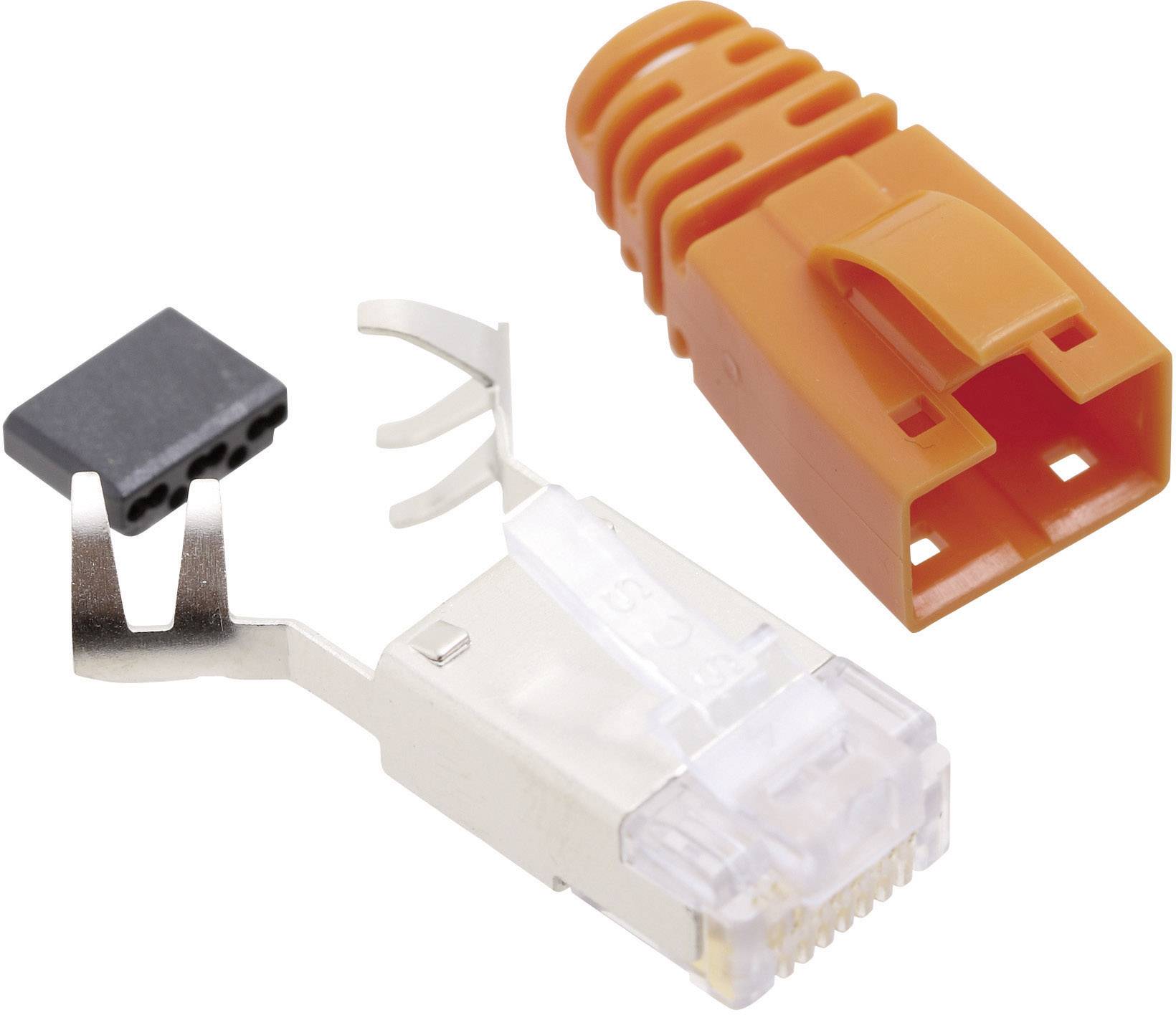 BEL Stewart Connectors SS39ORE RJ45 Steckverbinder CAT 6 SS39ORE Stecker, gerade Pole: 8P8C Orange