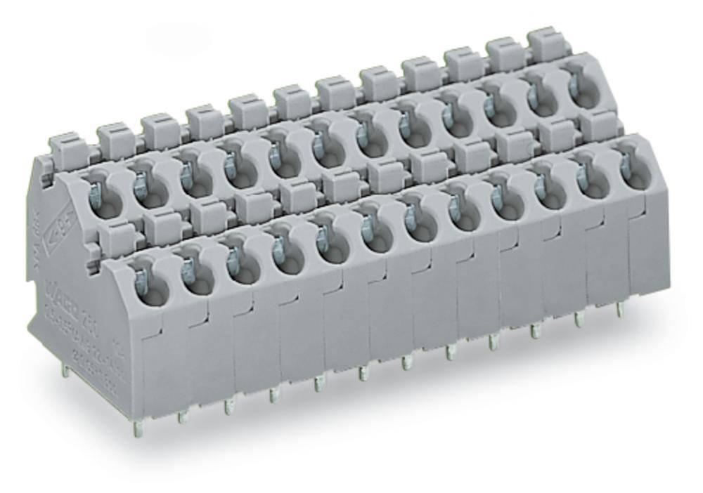 WAGO 250-712/000-012 Doppelstockklemme 1.00 mm² Polzahl (num) 24 Orange 48 St.