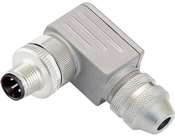Binder 99-1429-824-04 Sensor-/Aktor-Steckverbinder, unkonfektioniert M12 Stecker, gewinkelt Polzahl