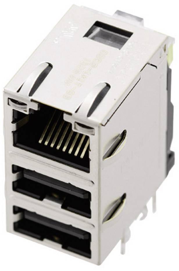 BEL Stewart Connectors MagJack® Kombi Einbaubuchse Buchse, Einbau 1443-4000-06 Inhalt: 1St.
