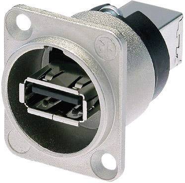 Reversible USB-Durchführung 2.0 Buchse, Einbau Durchführung NAUSB-W Neutrik Inhalt: 1 St.