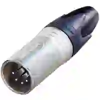 Neutrik NC5MXX XLR-Steckverbinder Stecker, gerade Polzahl: 5 Silber 1St. Neutrik NC5MXX XLR-Steckverbinder Stecker, gerade Polzahl: 5 Silber 1St.
