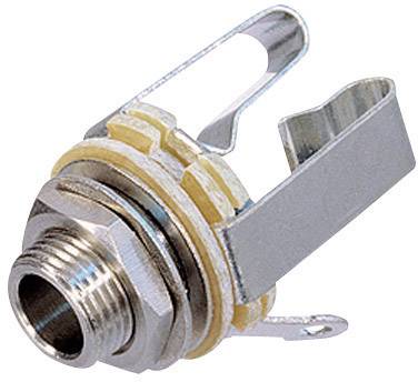 Rean AV NYS 230 Klinken-Steckverbinder 6.35 mm Buchse, Einbau vertikal Polzahl: 3 Stereo Silber 1 S